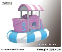 indoor children soft playgroundpirate ship play toyselectric treasure ship soft play YLW-INA1842