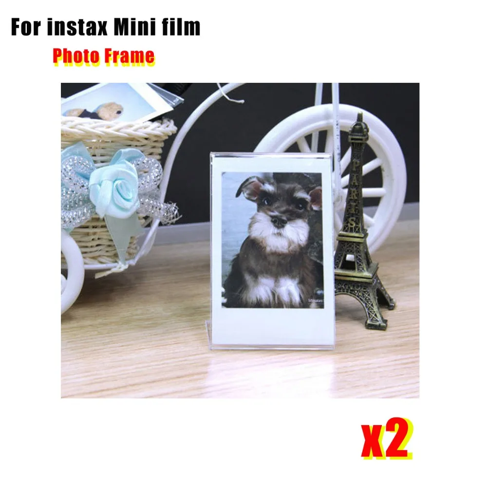 2 шт. L-образная акриловая прозрачная подставка простая фоторамка для Fujifilm Instax Mini