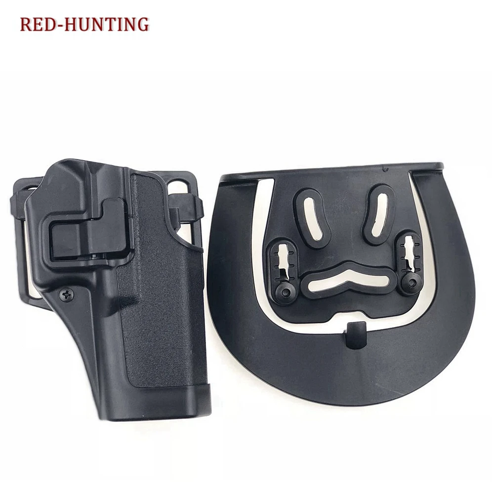 

Tactical military CQC Holster Airsoft Quick Draw Right Hand Gun Holster for Glock 17 22