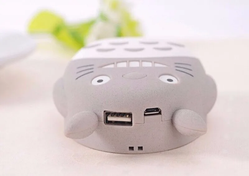 Банк питания Тоторо 18650 коробка 12000 мАч портативное зарядное устройство с USB внешний аккумулятор резервная батарея для телефона 5 6 7 8 s Plus