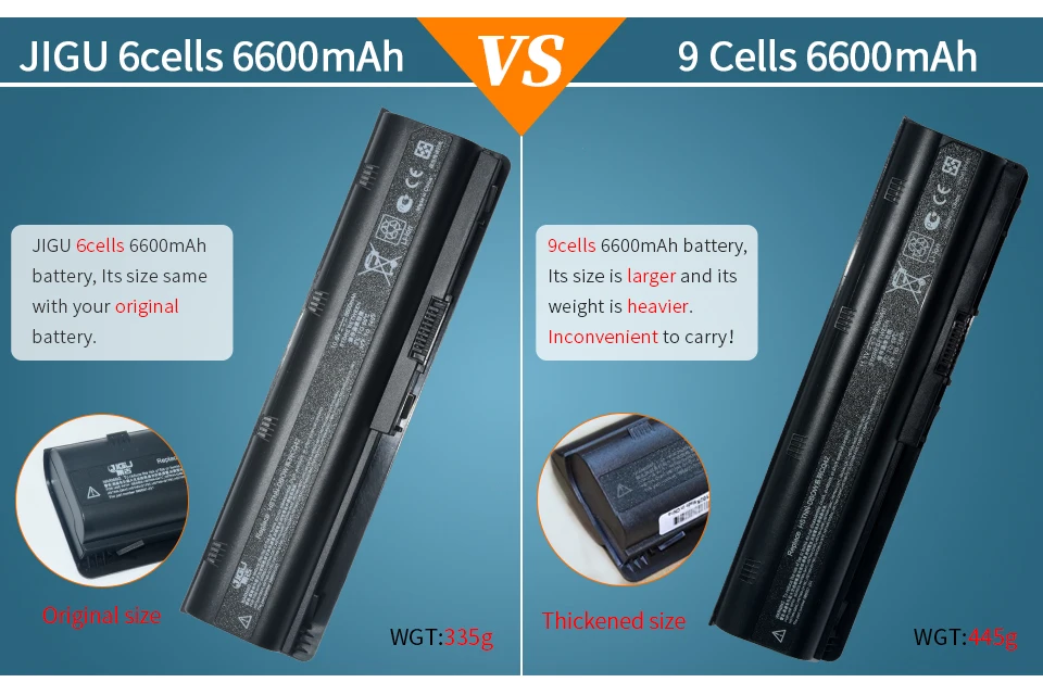JIGU аккумулятор для ноутбука hp Compaq Presario CQ32 CQ42 CQ62 CQ72 павильон DM4 HSTNN-CBOX HSTNN-Q61C, Hstnn-db0w 593553-001
