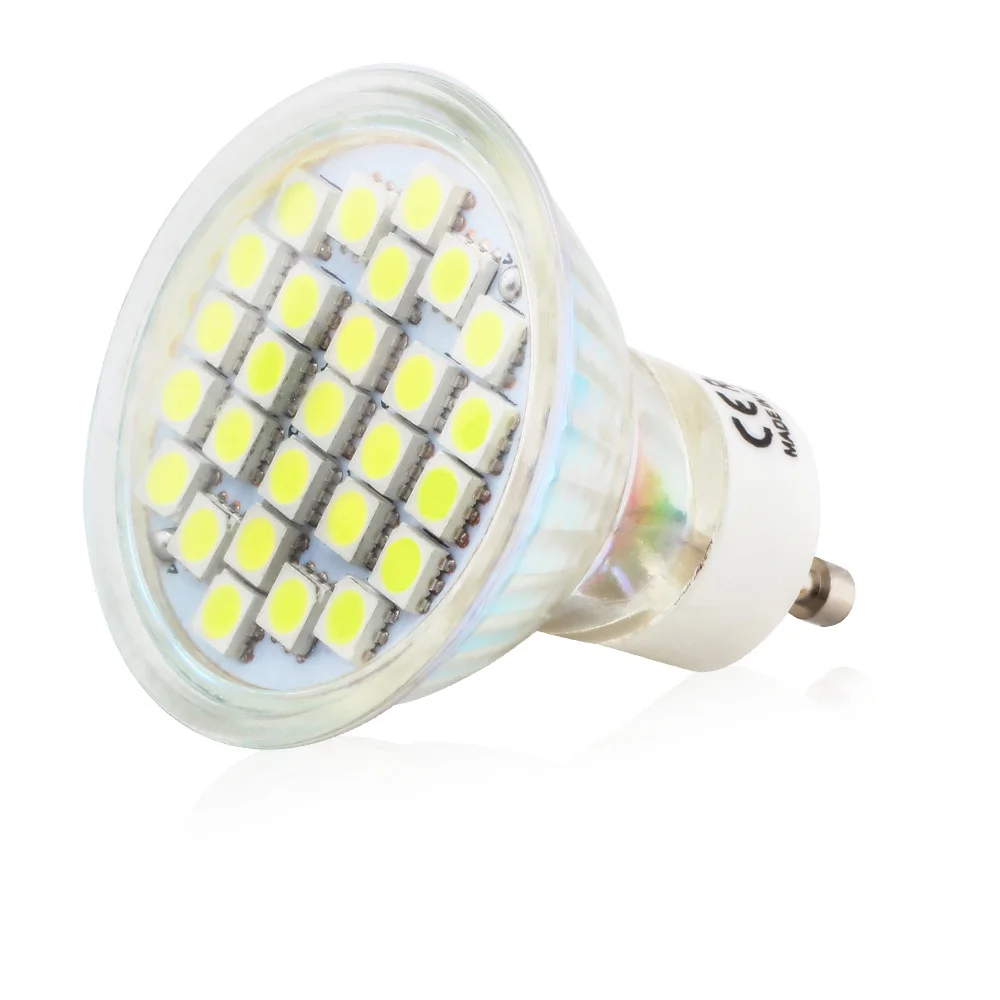 1x GU10 5050 SMD 27 светодиодный 7 Вт белый/теплый белый прожектор Точечные светильники