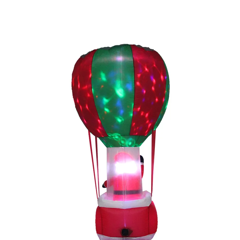 Светодио дный led подсветкой Рождество Надувные Airblown Санта Клаус Костюм в