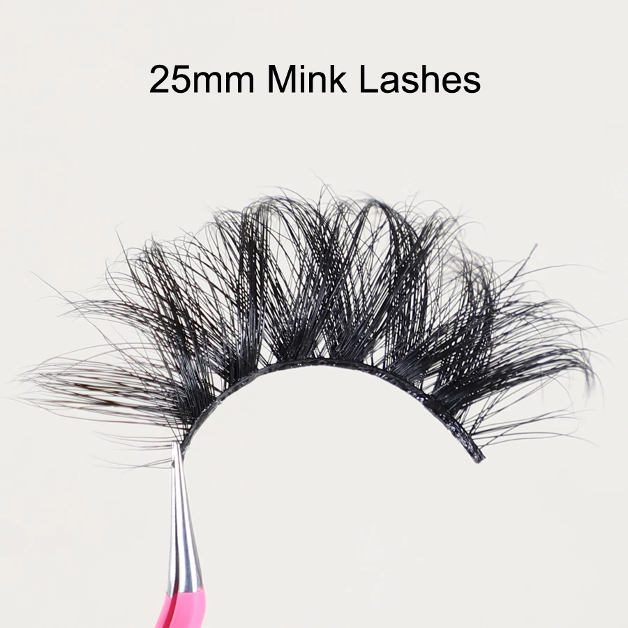 25 мм норковые ресницы 3D Мягкие и Луффи Искусственные три посылка Wispy Lashes Lanflower |