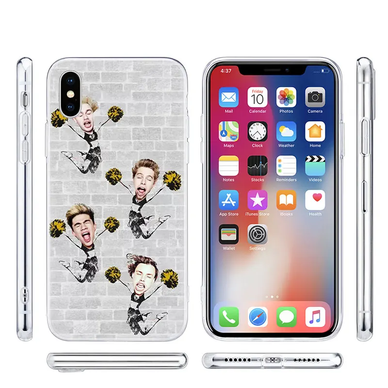 Чехол силиконовый для Apple iPhones 11 Pro XS Max X XR 7 8 6 6s Plus 5S SE | Мобильные телефоны и