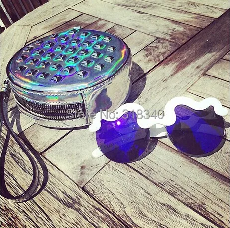 2015 Big Size Women tide female personality reflective sunglasses Mirrored Mix Colors Avaliable Vintage Oculos Gafas | Аксессуары для