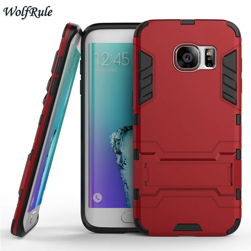Чехол для samsung Galaxy S7 Edge чехол-подставка бампер жесткий чехол телефона G9350 &lt |