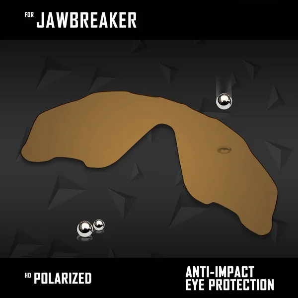 Bronze Gold OOWLIT Lenses Replacements For Oakley Jawbreaker Sunglasses Polarized- Multi Colors - Цвет линз: Bronze Gold