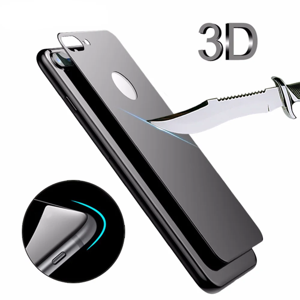 3D Защитная пленка для задней панели из закаленного стекла iPhone 7 матовая