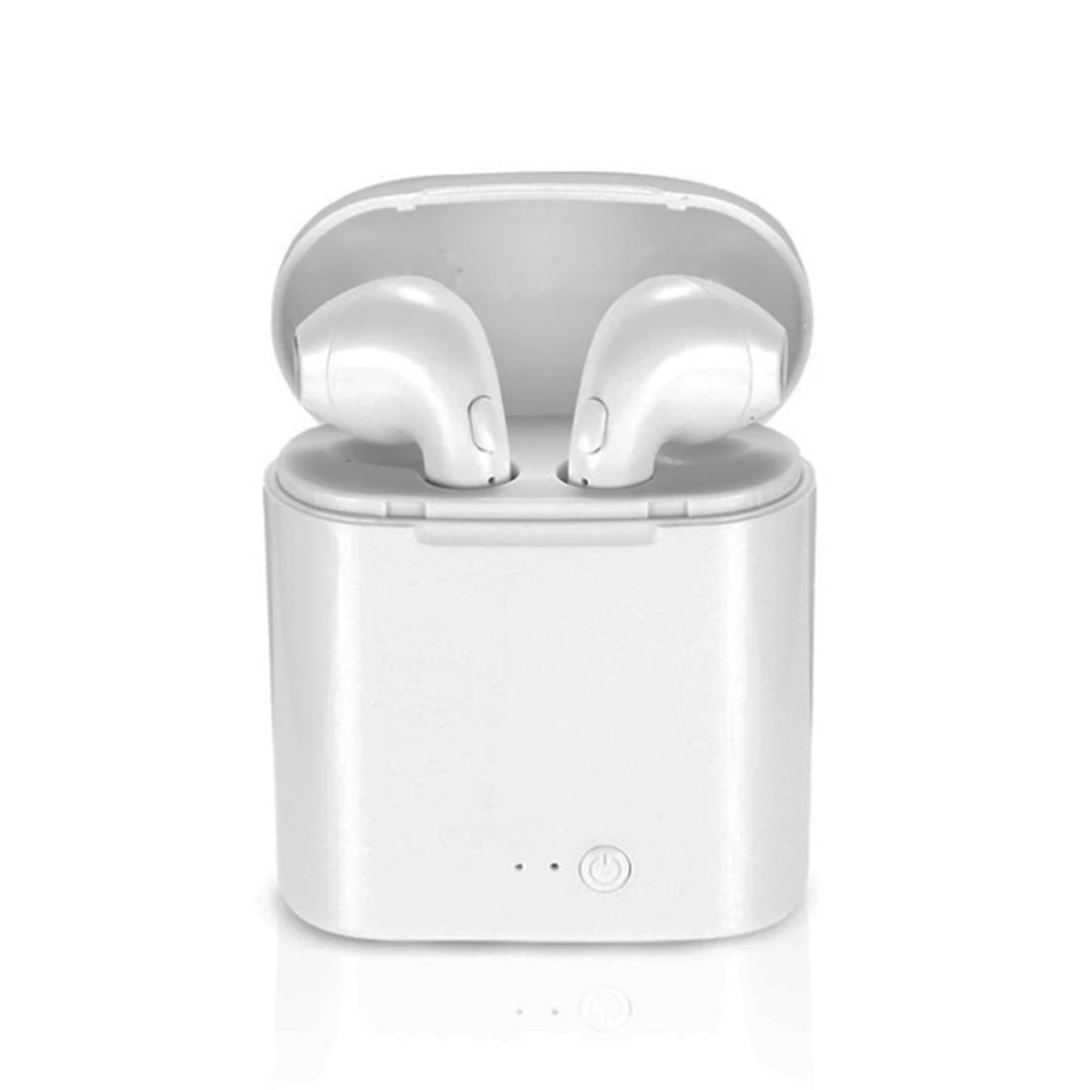 Беспроводные мини-наушники с Bluetooth, спортивные наушники с громкой связью, беспроводная гарнитура с зарядным устройством для смартфонов, наушники