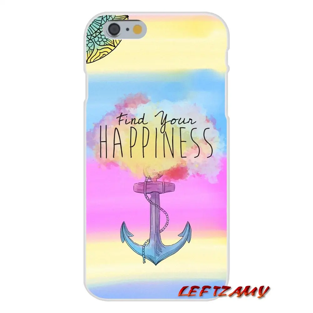 Якорная лодка с синим сердцем в полоску для iPhone X XR XS MAX 4 4S 5 5S 5C SE 6 6S 7 8 Plus ipod touch