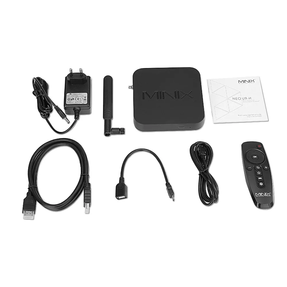 Оригинал MINIX NEO U9 H Android 7 1 ТВ Box Amlogic S912 Octa Core 2G/16G 802.11ac 2 4/Wi Fi 5 ГГц 4K HDR IP Смарт