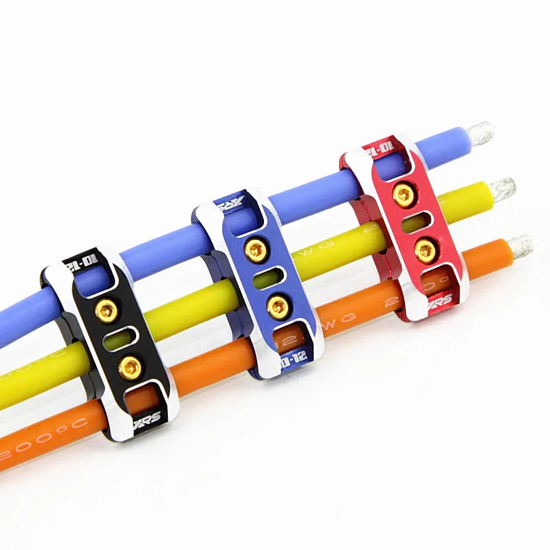XRSRACING ЧПУ закаленная батарея двигателя ESC 12AWG 10AWG синий/красный разъем силиконовая