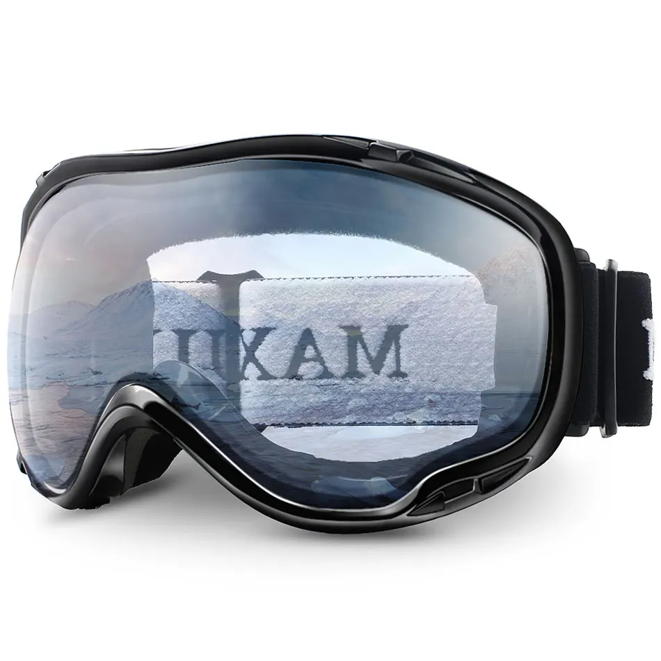 004 clear lens JULI снежные очки Зимние виды спорта Сноуборд над очками с анти-туман УФ-защитой для мужчин женщин маска Снегоход очки M1 - Цвет линз: 004 clear lens