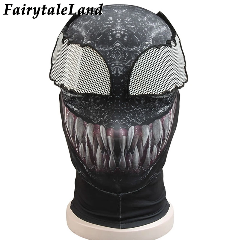 Костюм для косплея Eddie Brock Venom, карнавальный костюм на Хэллоуин, карнавальный костюм Venom, 3D принт, комбинезон из спандекса