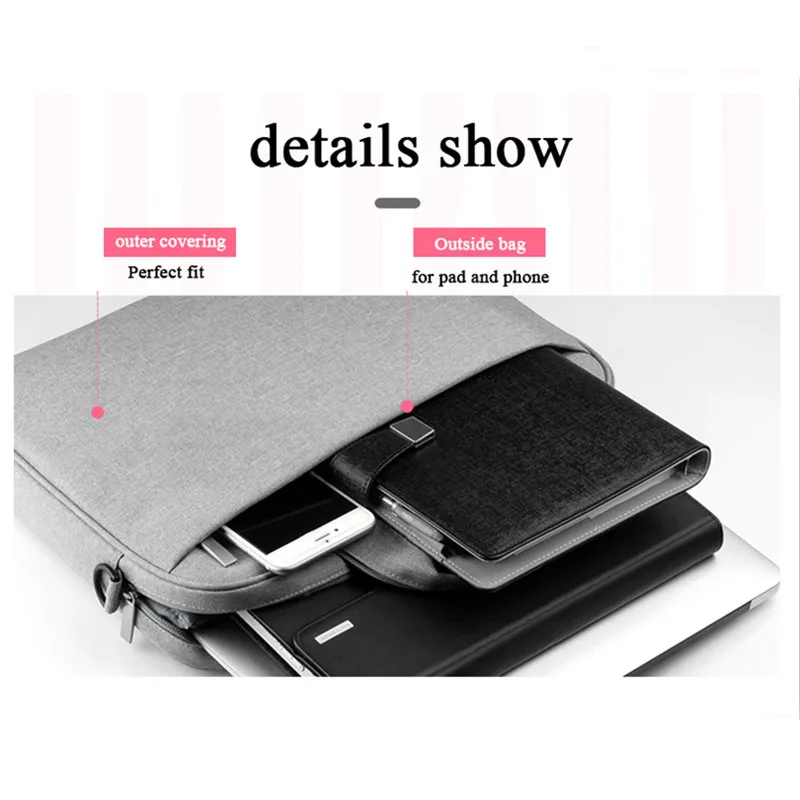 Ноутбук 14 15,6 рукав сумка для Macbook Air 11 12 13 15 чехол для ноутбука Xiaomi Air 13,3 pro 13 touch bar сумка через плечо