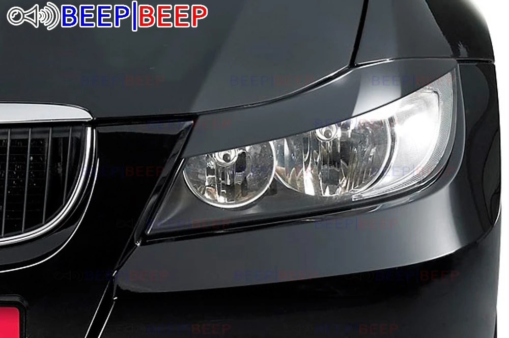 Брови для BMW 3 серии E90 2004-2012 на фары реснички литья ресниц украшения автомобиля