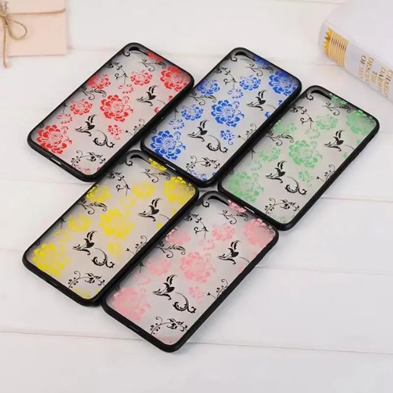 Модный цветочный кружевной узор телефон чехол для iPhone 6 6s 6plus plus 7 8 Plus X Назад ПК и