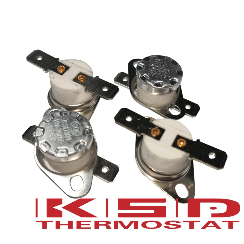 

5 шт., переключатель температуры KSD301 160C-300 по Цельсию 10A250V NC, нормально закрытый керамический термостат, переключатель контроля температуры