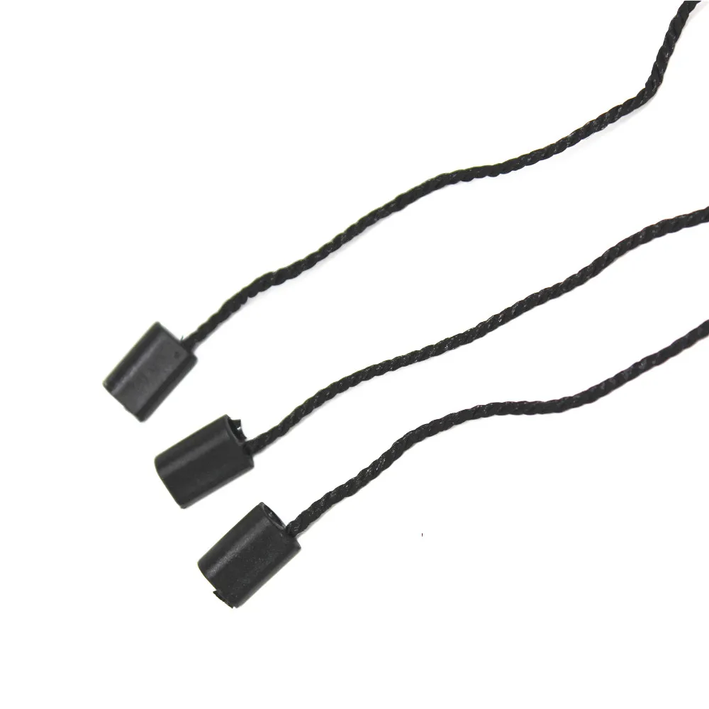 500 шт./лот черная вешалка для одежды 7 дюймов одежды|hang tag string|price stringtag string |