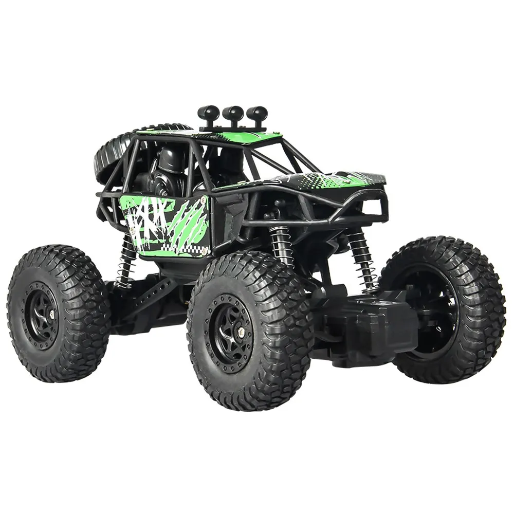Green 1:20, радиоуправляемая светодиодная машинка, игрушка для детей, машинка с дистанционным управлением, 2WD, внедорожный Радиоуправляемый автомобиль, багги, радиоуправляемые машины Carro на пульте управления - Цвет: Green