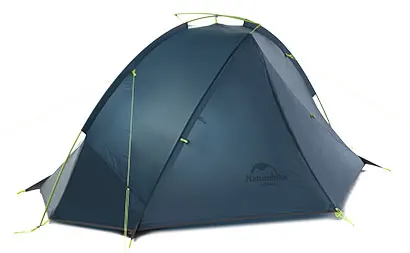 NatureHike NH17T180-J двойной слой 1-2 человек альпинизмом палатка 3 сезона для кемпинга пешего туризма треккинга путешествия с силиконовым покрытием