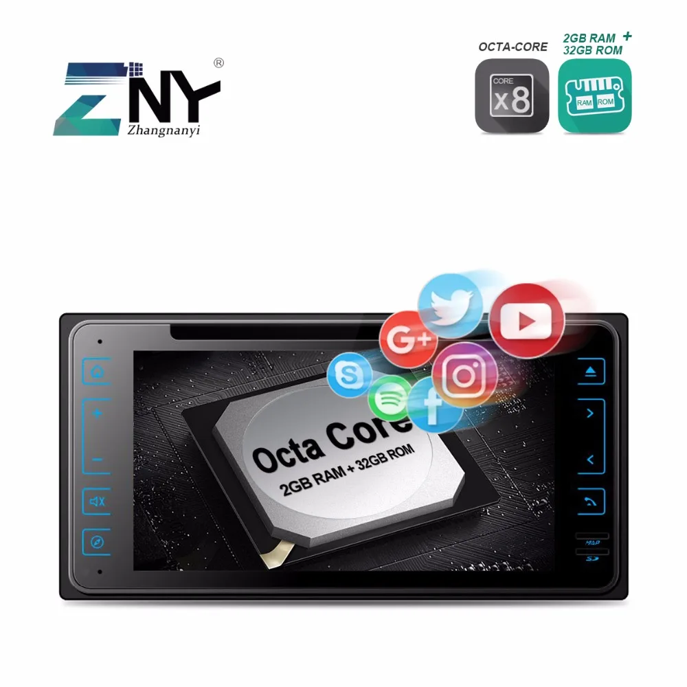 Android 8 0 Универсальный Авто Радио для Toyota серии стерео Bluetooth RDS FM Аудио Видео gps