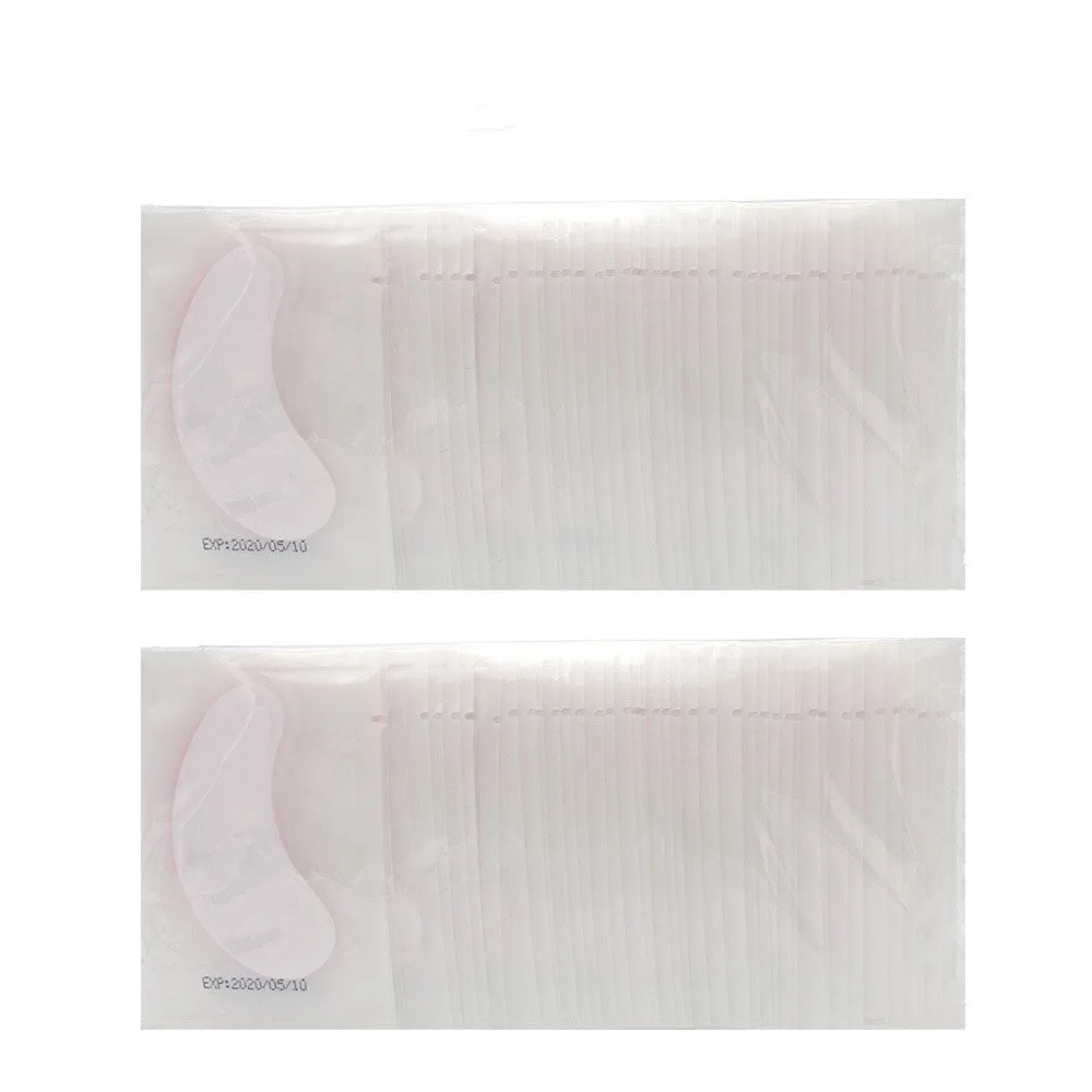 Professional 50 Pairs Eye Pads Eyelash Extension Under Eye Gel Salon Lint Free Patches Eye Mask Make-Up Tools for Eye Lashes