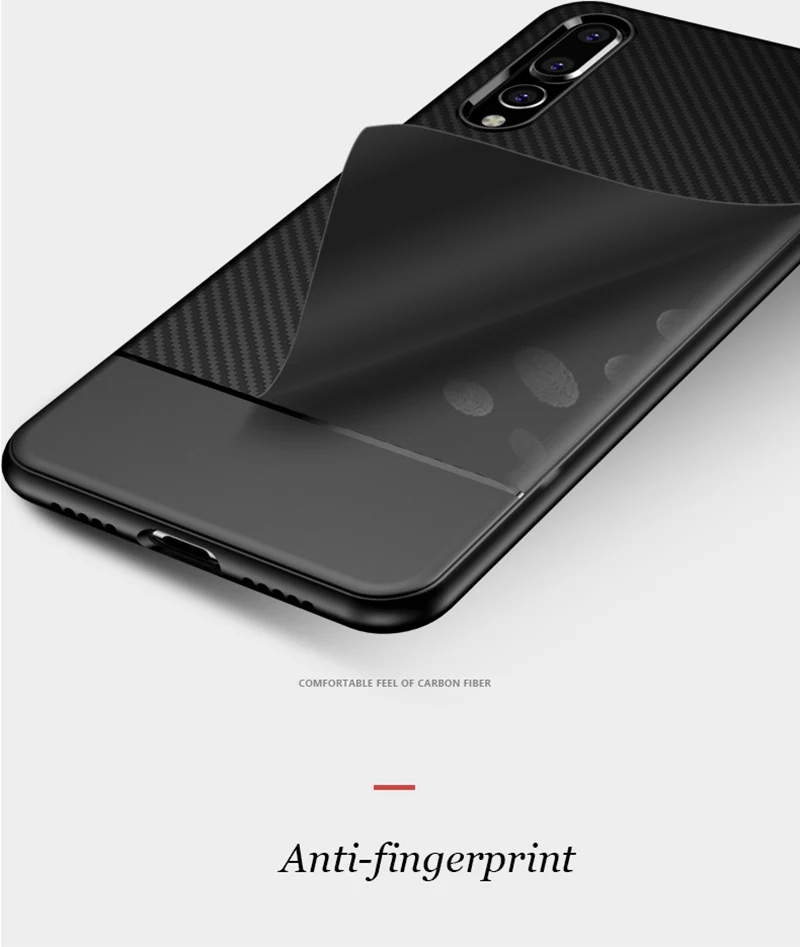 

P20 P30 lite Cover for Huawei P20 P30 Pro Case Soft Silicone Carbon Fiber Texture Case for Huawei Mate 20 Pro Case Coque Capa