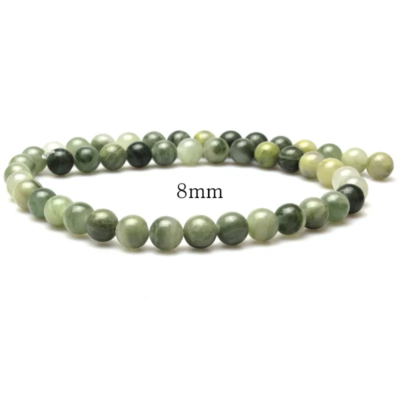 MJDCB Mixed Color Jad e Loose Beads Round4 6 8 10 12mm Energy Stone Bead Healing Power for Jewelry Making Free Shipping | Украшения и
