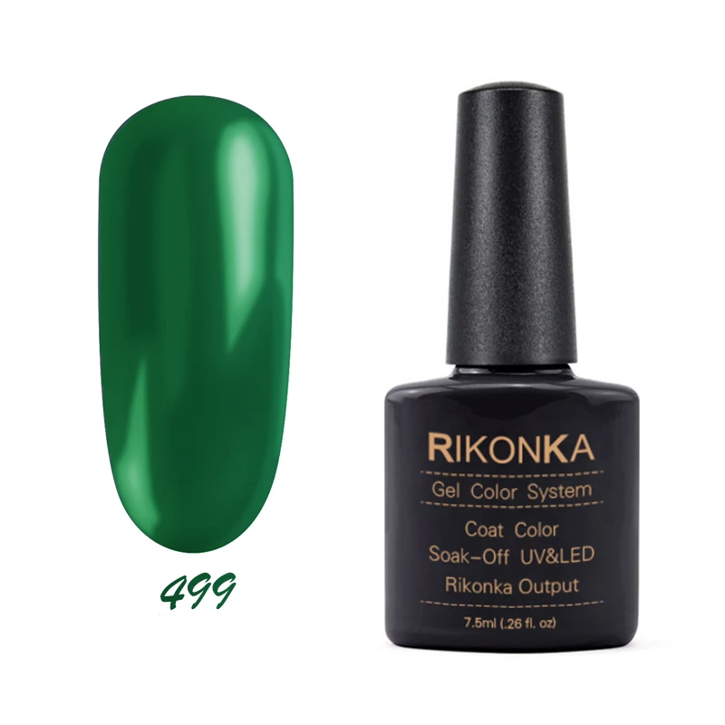 NG-499 RIKONKA UV набор гель-лаков для ногтей замочить от Vernis полуперманентный УФ Гибридный лак для ногтей гель лак краска цвета система - Цвет: NG-499