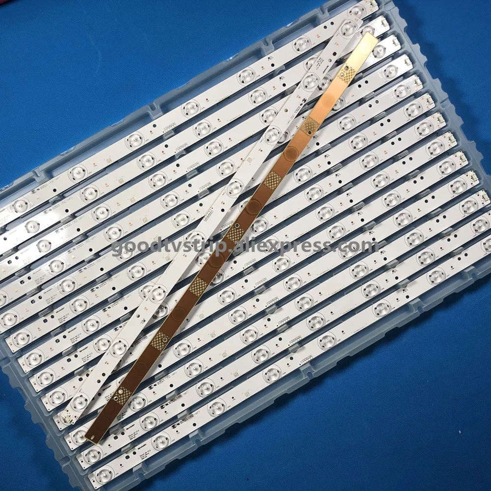 1 Набор = 8 светодиодный к светодиодных лент для подсветки телевизора Сиба 39