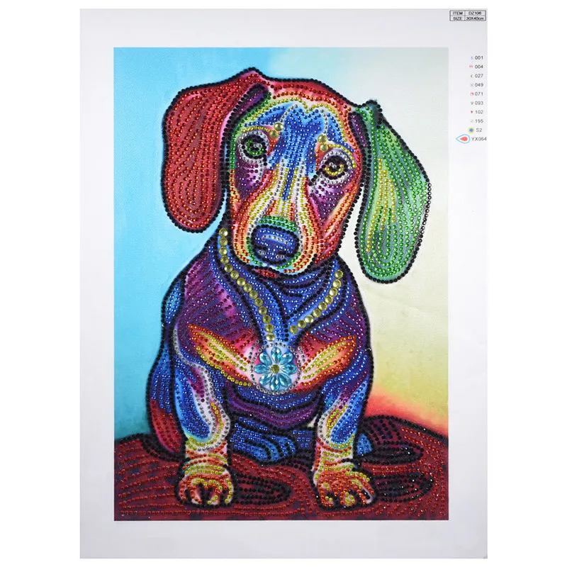 Частичная специальная форма алмазная 5D DIY Алмазная картина &quotсобака и кошка&quot