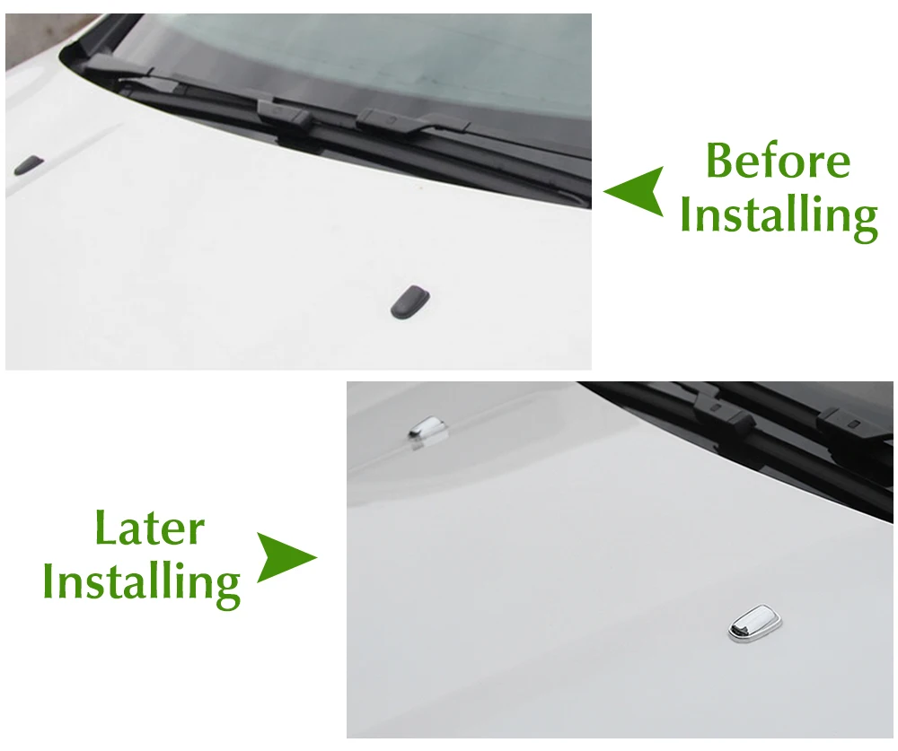 Хромированные колпачки для омывателя ветрового стекла Ford Focus 2 MK2 3 MK3 2012 2013 |