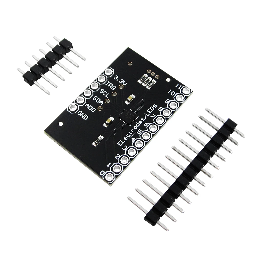 5pcs/lot MPR121 Breakout v12 Proximity Capacitive Touch Sensor Controller Keyboard Development Board | Электронные компоненты и