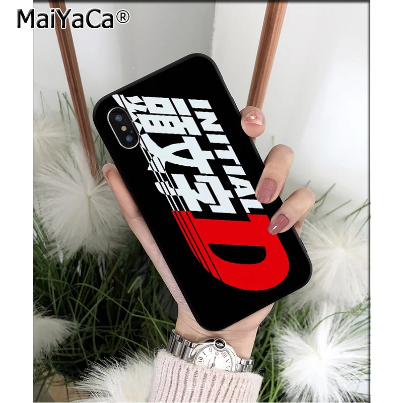 MaiYaCa INITIAL D AE86 TPU мягкий черный чехол для телефона Apple iPhone 8 7 6 6S Plus X XS MAX 5 5S SE XR