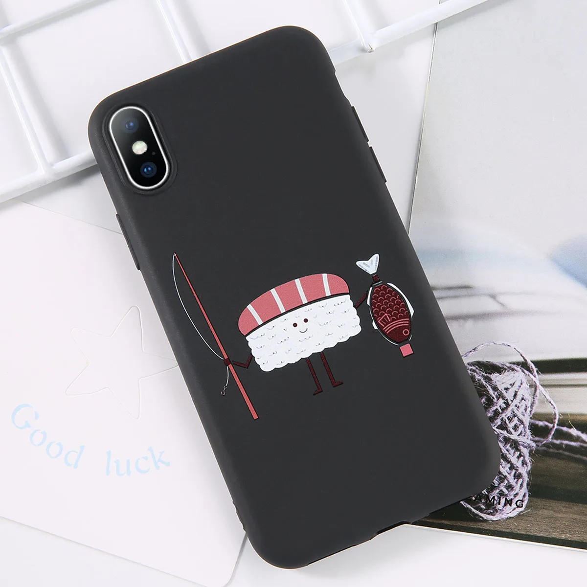 Ottwn модный мультяшный чехол для телефона для iPhone 6, 6s, 7, 8 Plus, 5, 5S, SE, мягкий, симпатичный, из ТПУ, чехол с рисунком кошки, динозавра для iPhone X, XR, XS Max - Цвет: T5