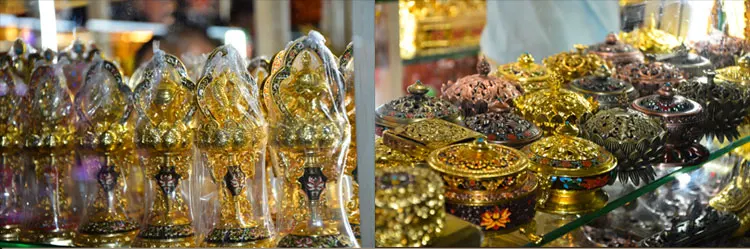 Высокое качество тибетские предметы буддизма Vajrayana катажный вазель сплав Ом Мани Падме ГУМ относится к твист молитвенный барабан