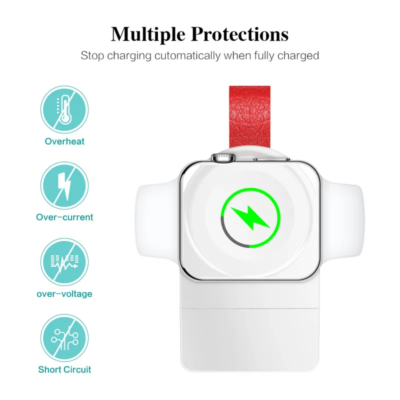 KingFriend портативное беспроводное зарядное устройство для Apple Watch 4/3/2/1 серия
