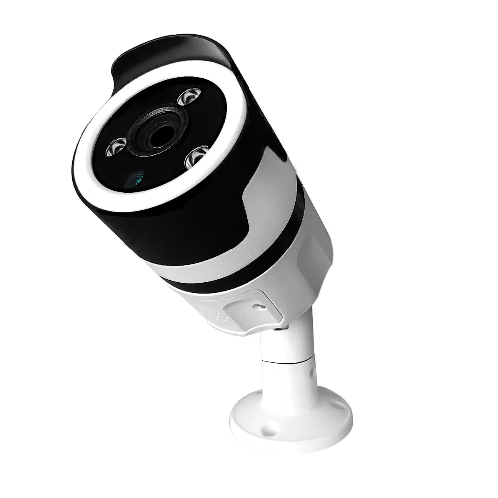 1080P 6CH Беспроводная NVR система видеонаблюдения Аудио wifi 2.0MP Крытая Наружная цилиндрическая ip-камера Водонепроницаемый комплект видеонаблюдения