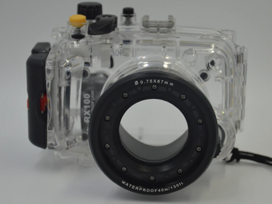 Meikon 40M Подводный Водонепроницаемый чехол для Sony DSC RX100 II Mark RX 100 II|waterproof housing