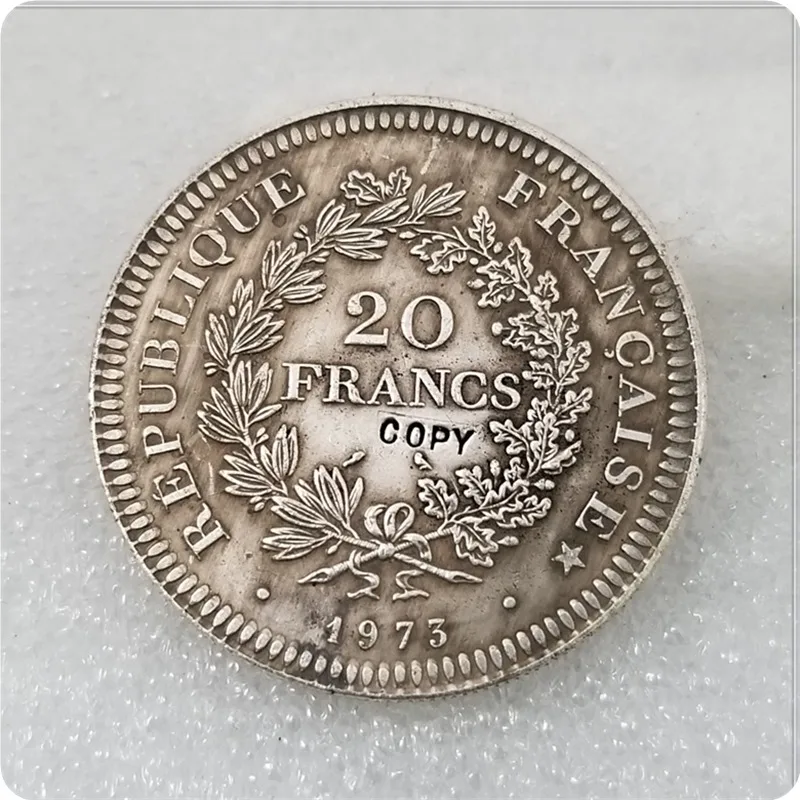 1973 France 20 Francs COPY Coin | Дом и сад