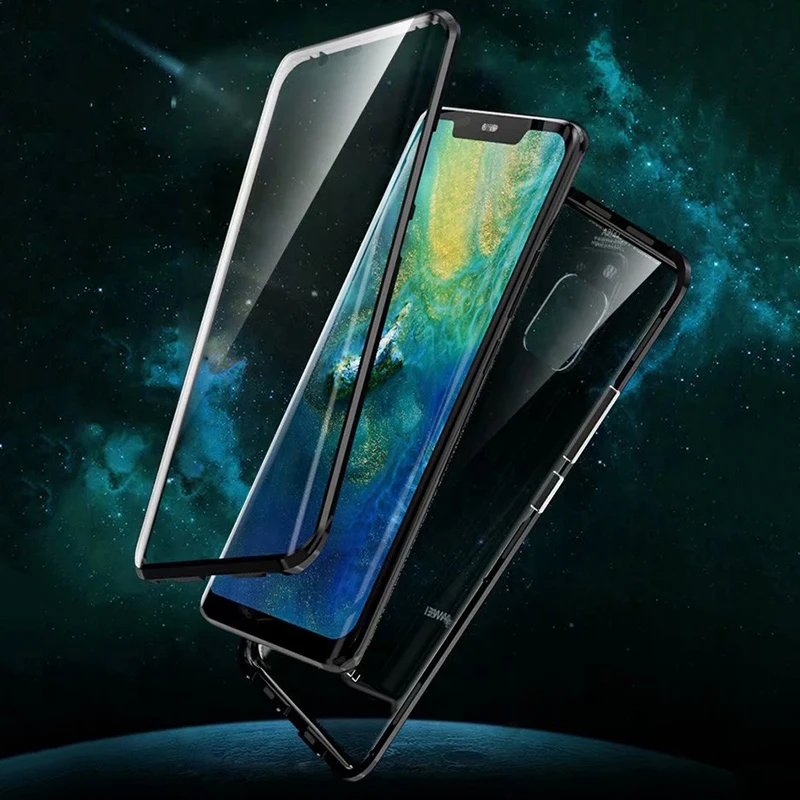 Чехол на весь корпус для Huawei Mate 20 Pro 360 градусов магнитный абсорбирующий