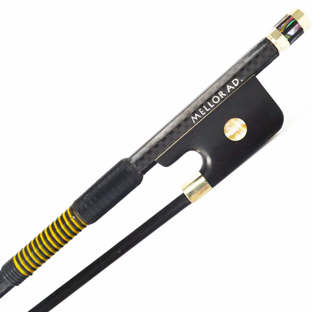 Черный конский волос текстурированное углеродное волокно Виолончель Лук