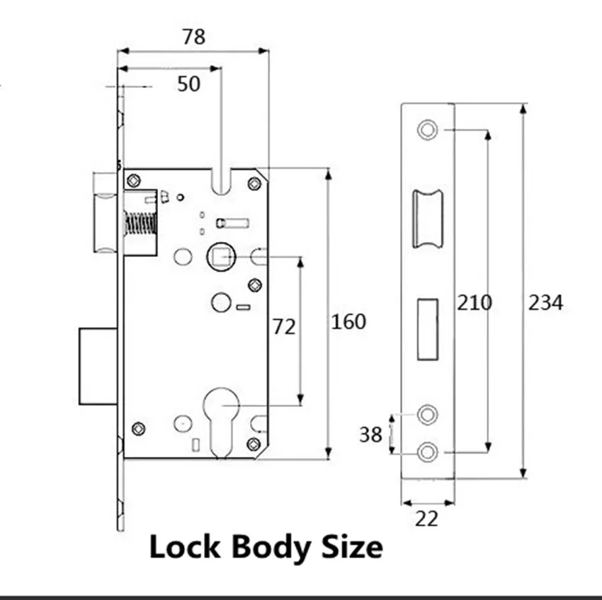 Split gold personalized fashion mute handle lock zinc alloy bedroom door Matte nickel interior solid wooden locks | Обустройство дома