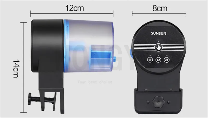 Sunsun WIFI Smart Programmable Aquarium Automatic Fish Feeder Auto Food Dispenser for Tank Electronic Timer | Дом и сад
