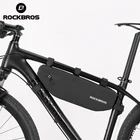 ROCKBROS велосипедная водонепроницаемая сумка, велосипедная верхняя труба, передняя рама, посылка, треугольная, грязестойкая, MTB, дорожный велосипед, аксессуары