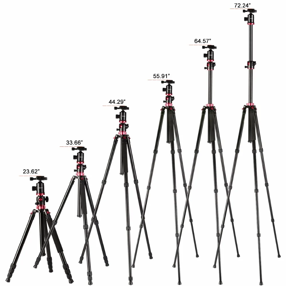 Moveski TM2534T Professional Aluminium Alloy Camera Tripod &amp Ball Head 360 degree For DSLR SLR | Электроника