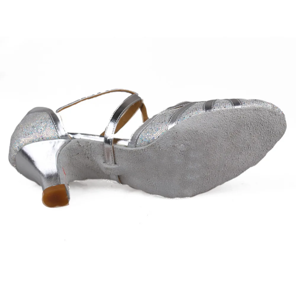 Женские туфли с блестками на высоком каблуке 5 см|dance shoes modern|glitter dance shoesmodern |