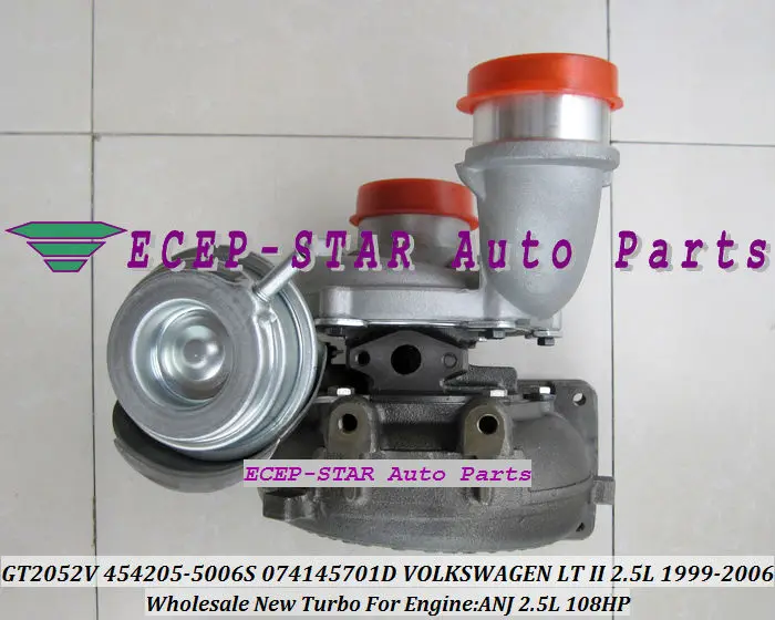 

GT2052V 454205-5006S 454205-0006 454205 074145701D Turbo Turbocharger For VOLKSWAGEN VW LT II 2DM 2.5L 1999-06 Engine ANJ 108HP